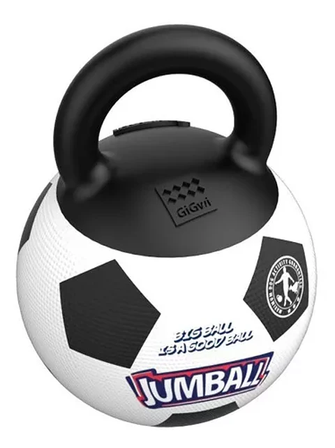 Pelota Jumball Handle White Black 