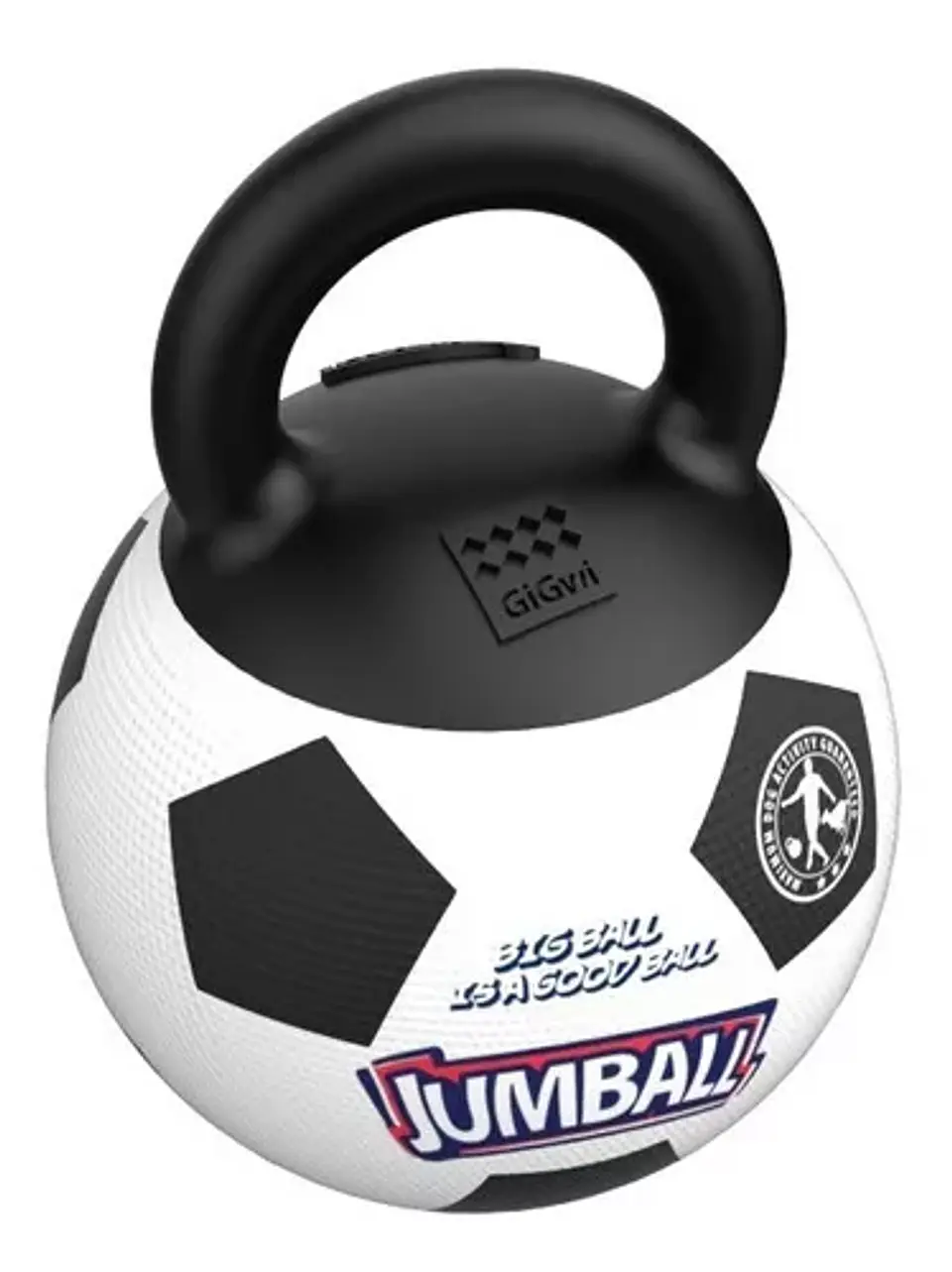Pelota Jumball Handle White Black  2