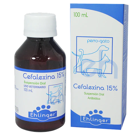 Cefalexina 15% 100ml (Receta Retenida) 