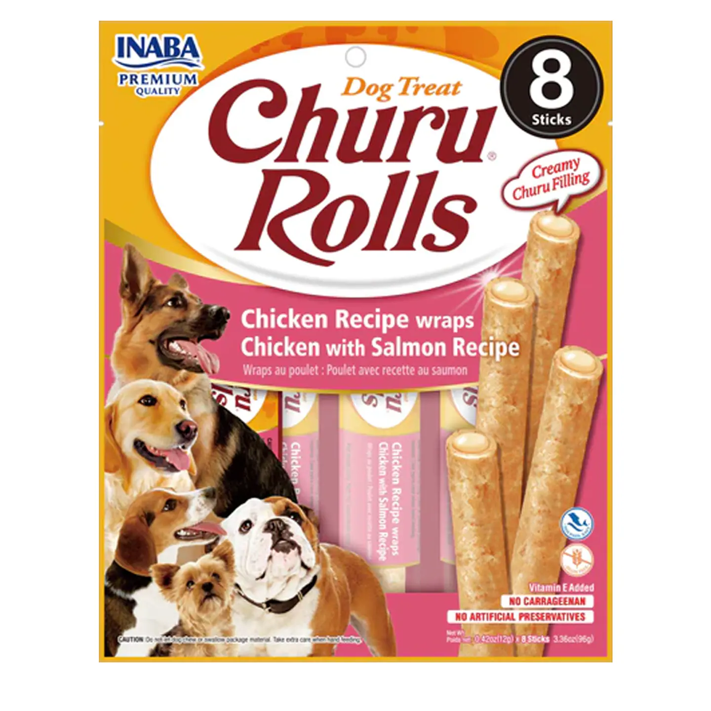 Churu Rolls Dog Salmon  1