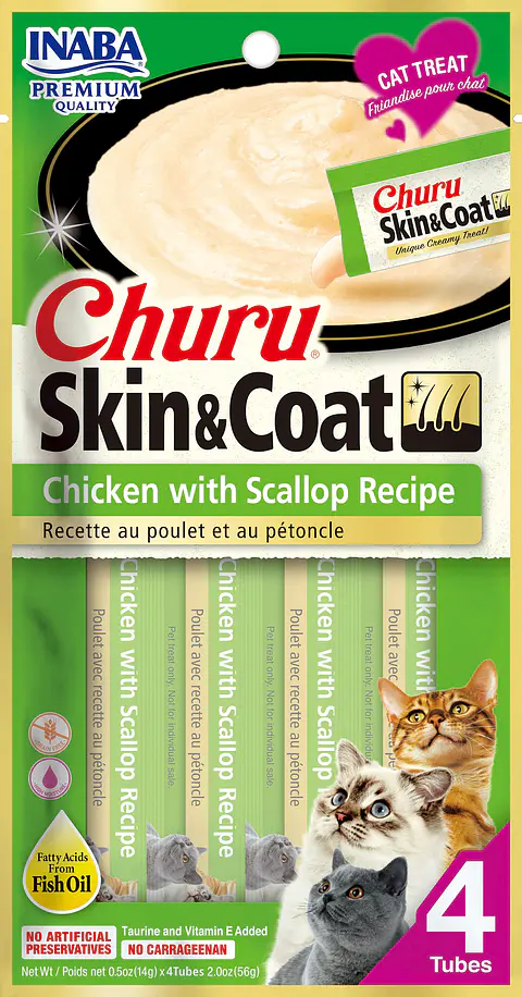 Churu Skin Cat Chicken Scallop 