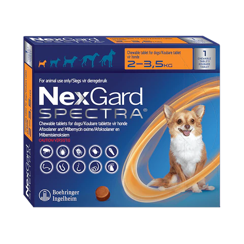 NexGard Spectra 2 a 3.5K 1 Comprimido 