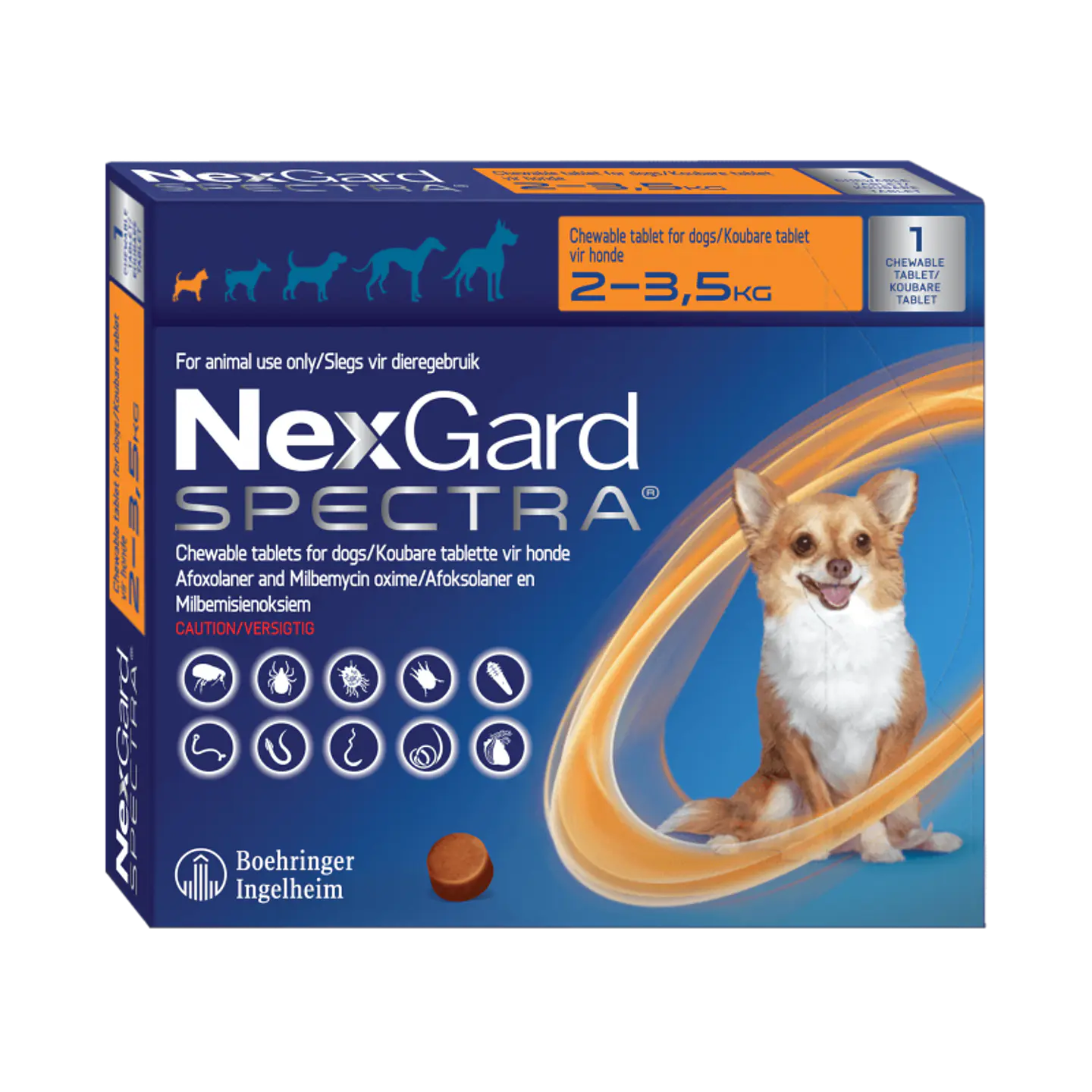 NexGard Spectra 2 a 3.5K 1 Comprimido  1