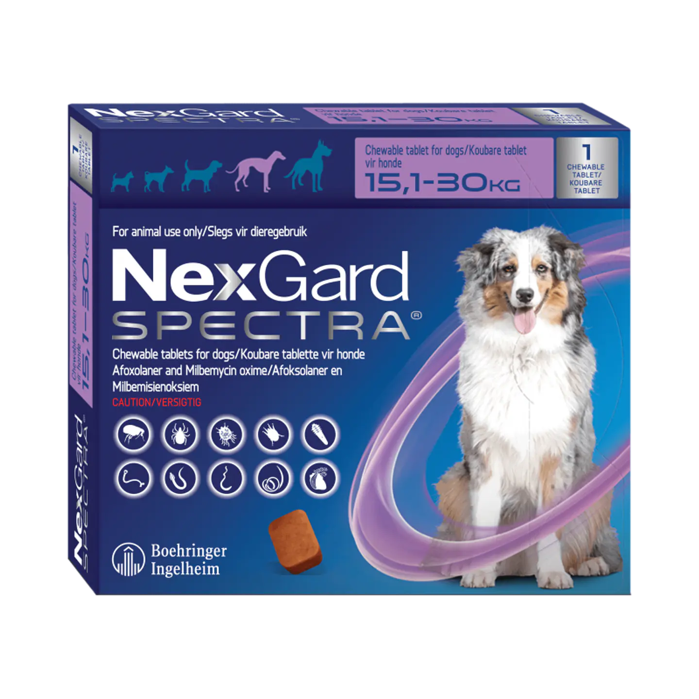 NexGard Spectra 15.1 a 30K 1 Comprimido  1