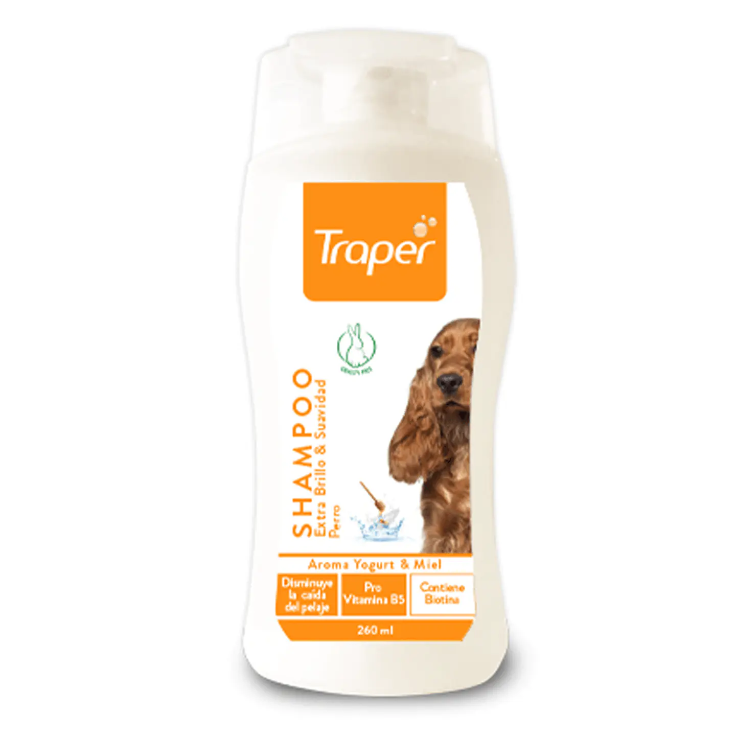 Shampoo Extra Brillo y Suavidad Traper 260 ml  1