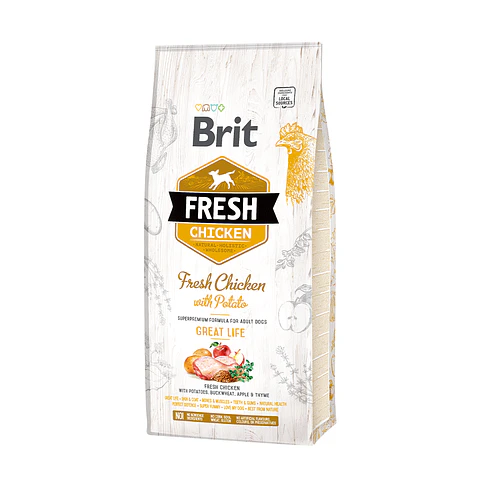 Brit Fresh Chicken With Potato Adult Great Life 12K 