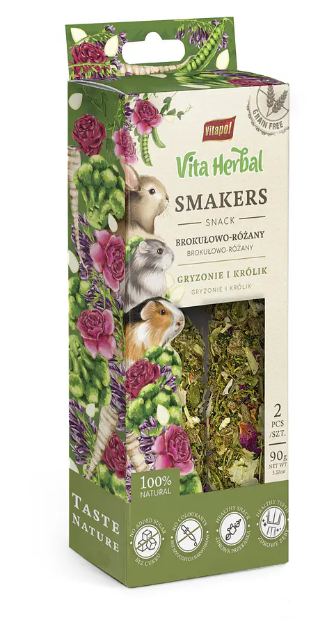 Vital herbal Smakers Brocoli Rose 90Grs 