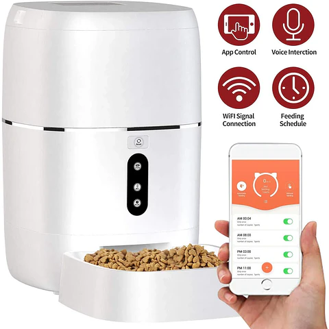 Alimentador Inteligente Para Mascotas 6lts 