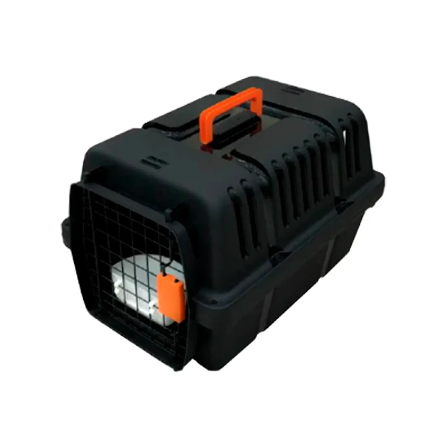 Transportadora Plastica Negra 50x35x35 Apta para Avion  1