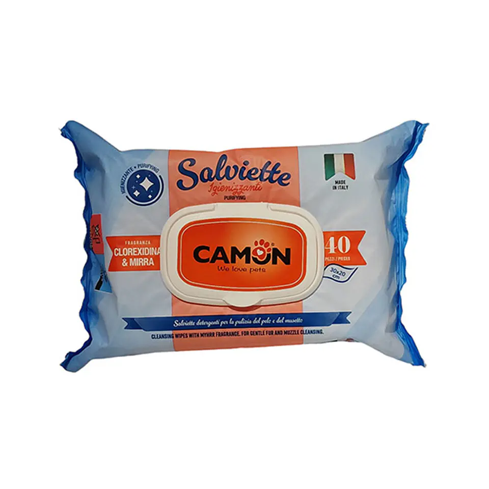 Toallitas Húmedas Clorhexidina y Mirra 40 un  1