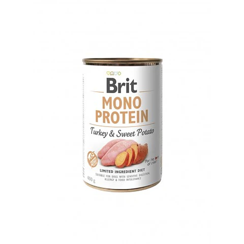 Brit Pate Mono Protein Turkey & Sweet Potato 400 grs 