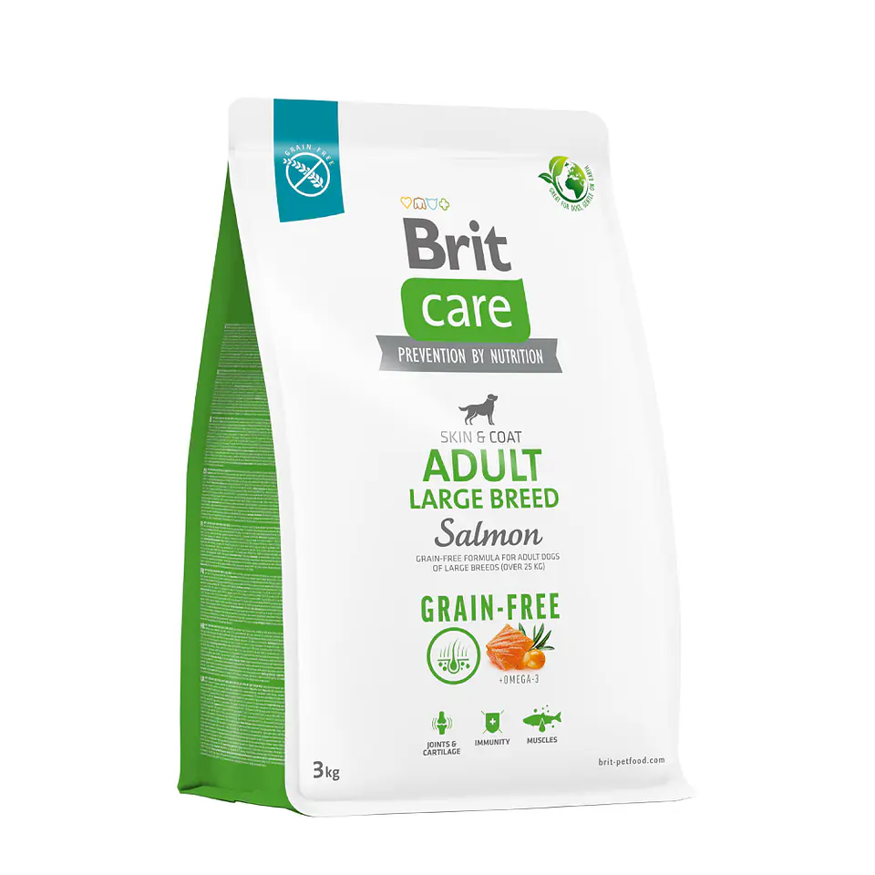 Brit Care Dog Grain Free Adult Large Salmon 3K  1
