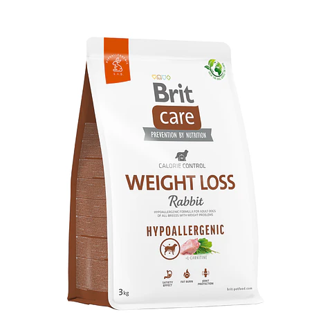 Brit Care Dog Hypoallergenic Weight Loss Rabbit 3K 