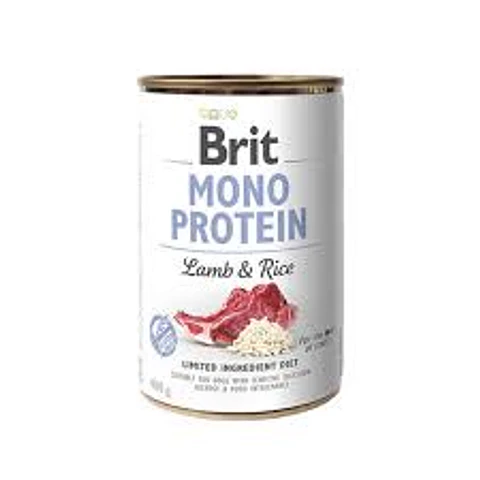 Brit Pate Mono Protein Lamb and Rice 400 grs 
