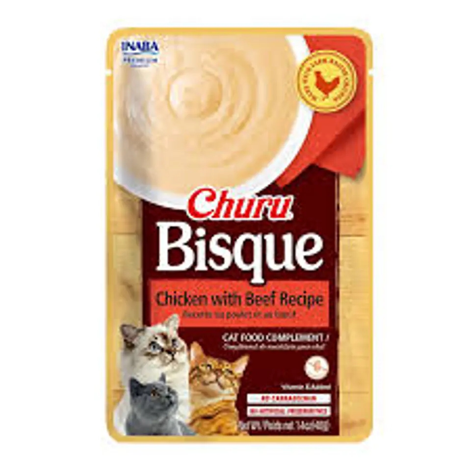 Churu Bisque Chicken & Beef 40gr  1