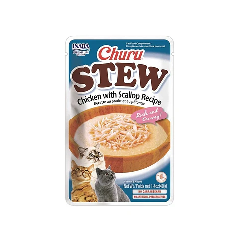 Churu Stew Chicken & Scallop 40gr 