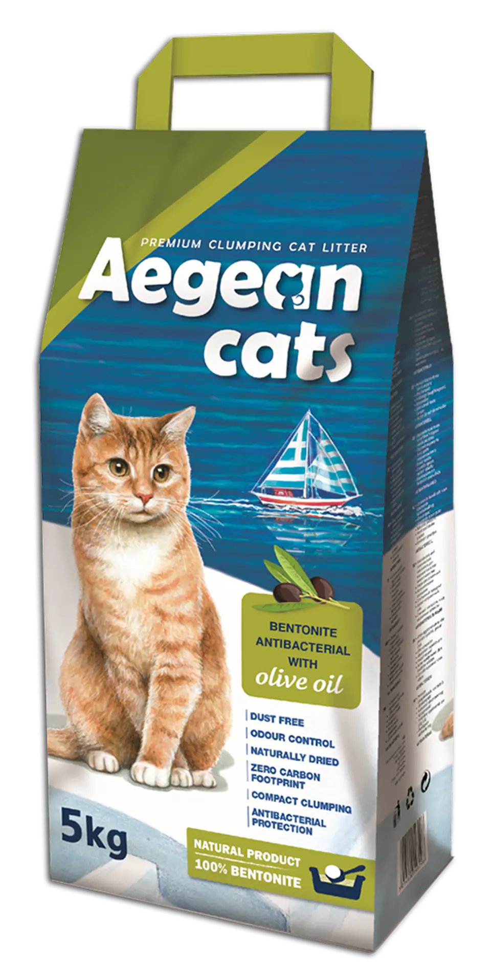Aegean Cats Antibacterial Oliva 1