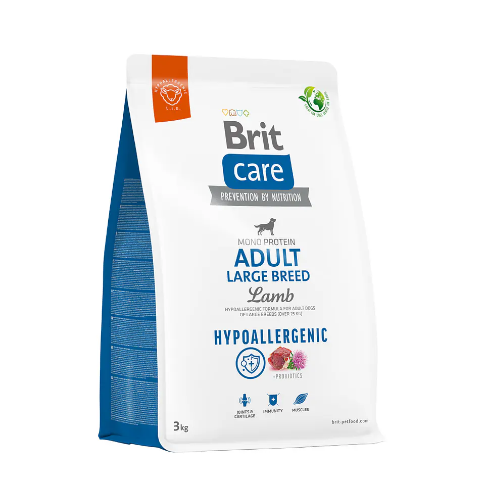 Brit Care Dog Hypoallergenic Adult Large Lamb 3K  1