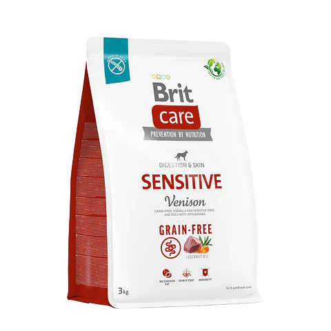 Brit Care Dog Grain Free Sensitive Venison 3K 