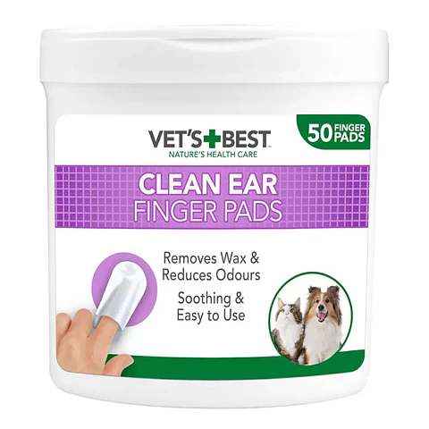 Manna Pro VB Clean Ear Finger Pads 50 unidades 