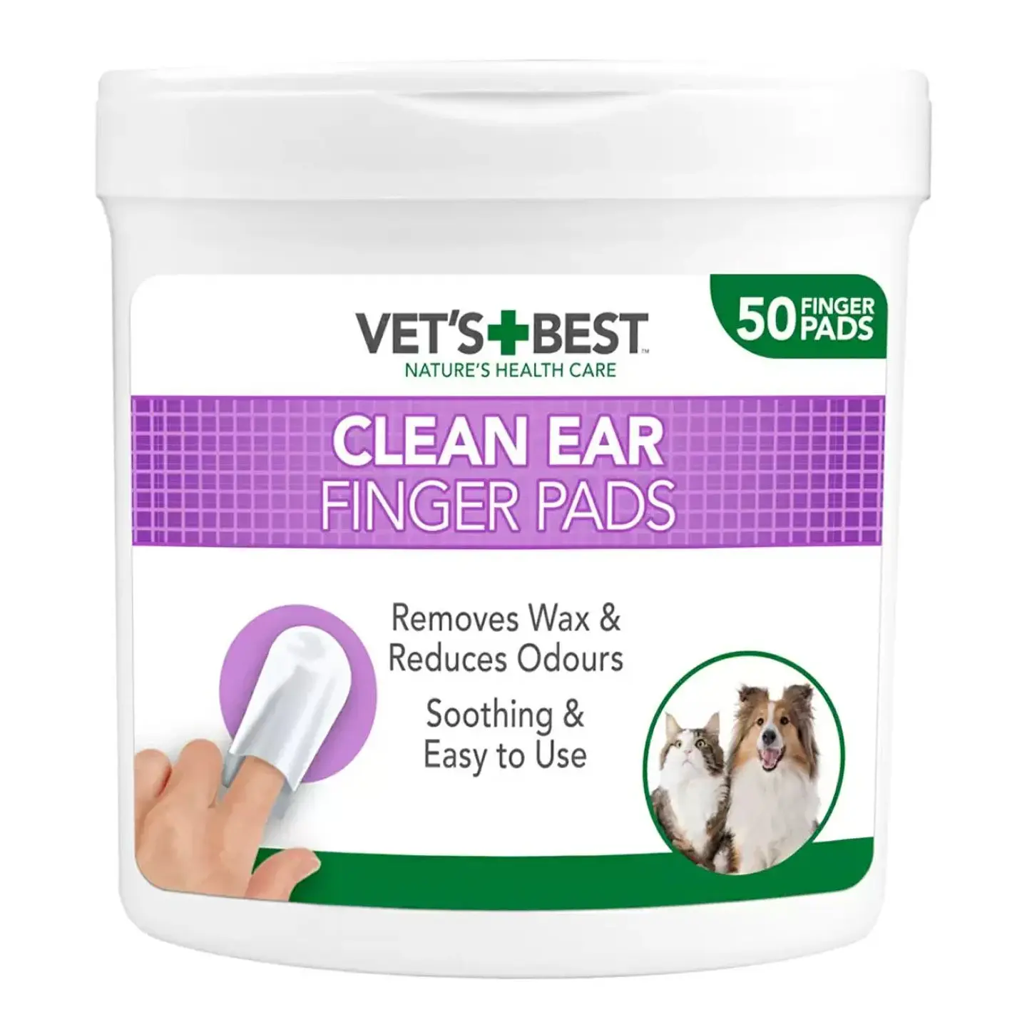 Manna Pro VB Clean Ear Finger Pads 50 unidades  1