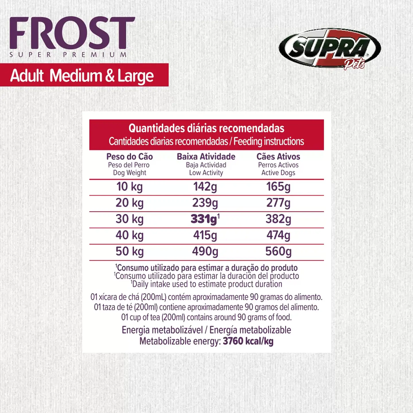 New Frost Adult Medium Large 15K  3