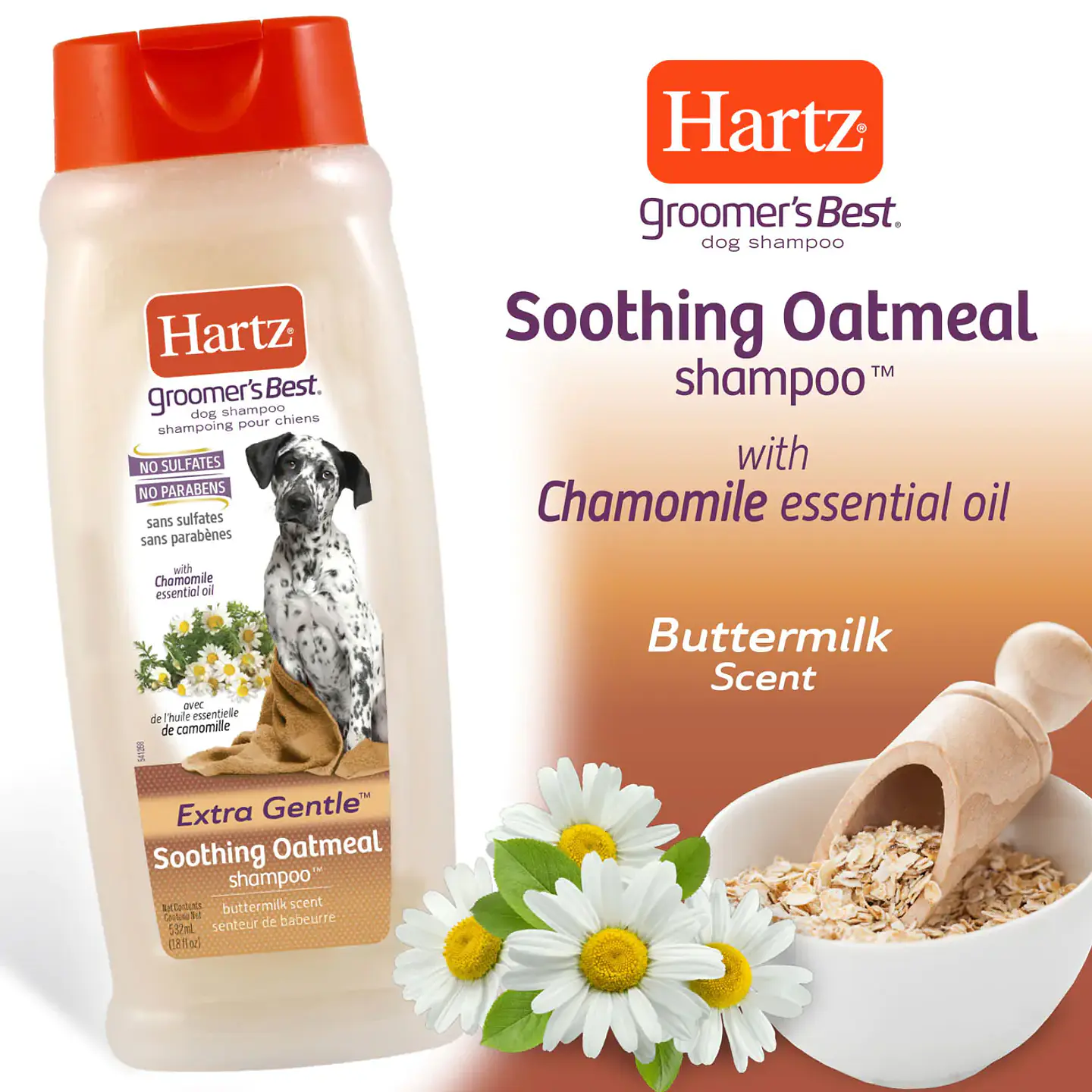 Hartz Groomers Soothing Oatmeal Shampoo 532ML  1