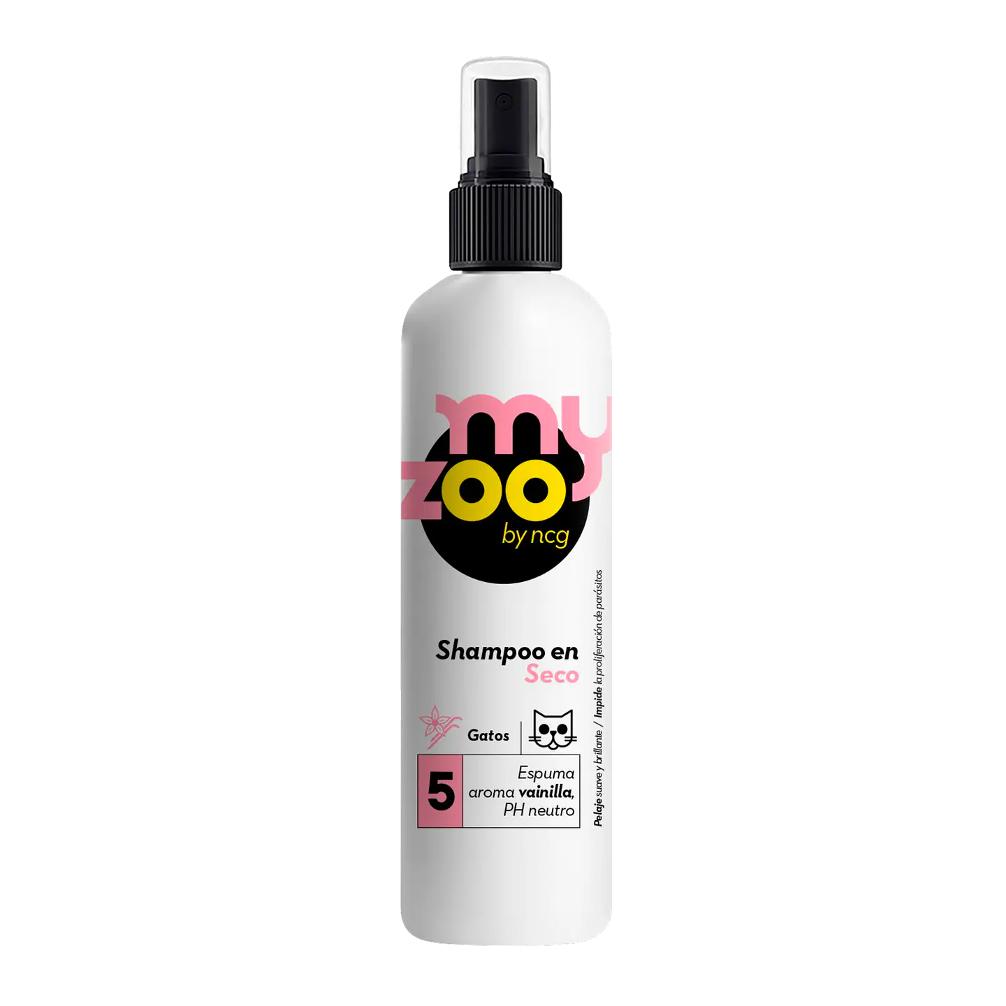Myzoo Shampoo Seco Gato Vainilla 250cc  1