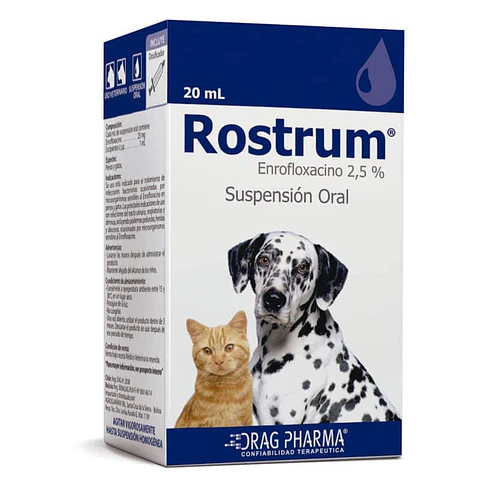 Rostrum 2.5% Susp Oral 20ML ( Venta bajo Receta Medica Retenida)