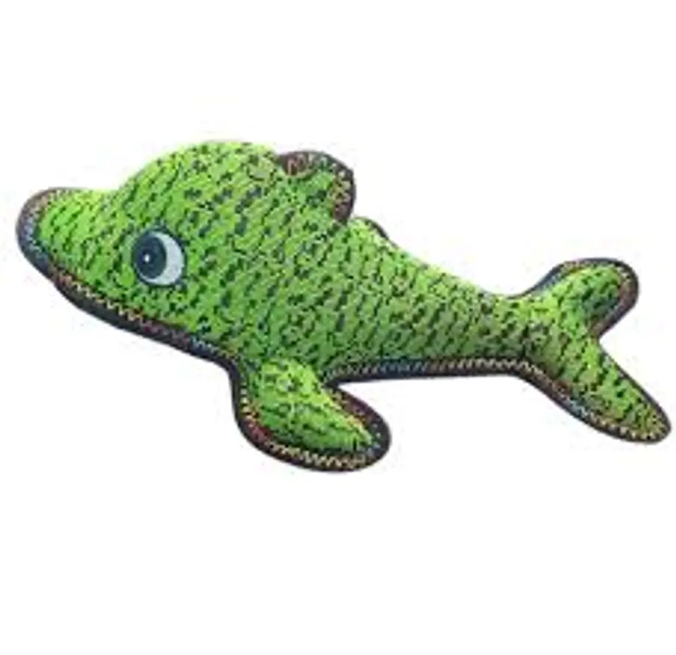 Peluche Para Perro Pez Verde 30cms  1
