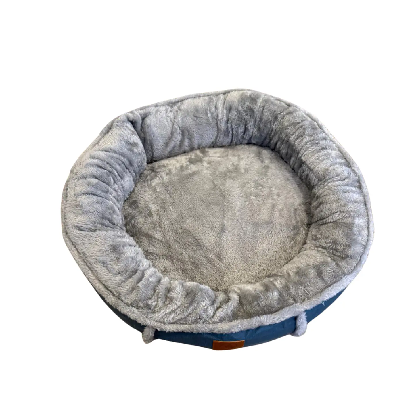 Cama Circular Azul L 70cms 2