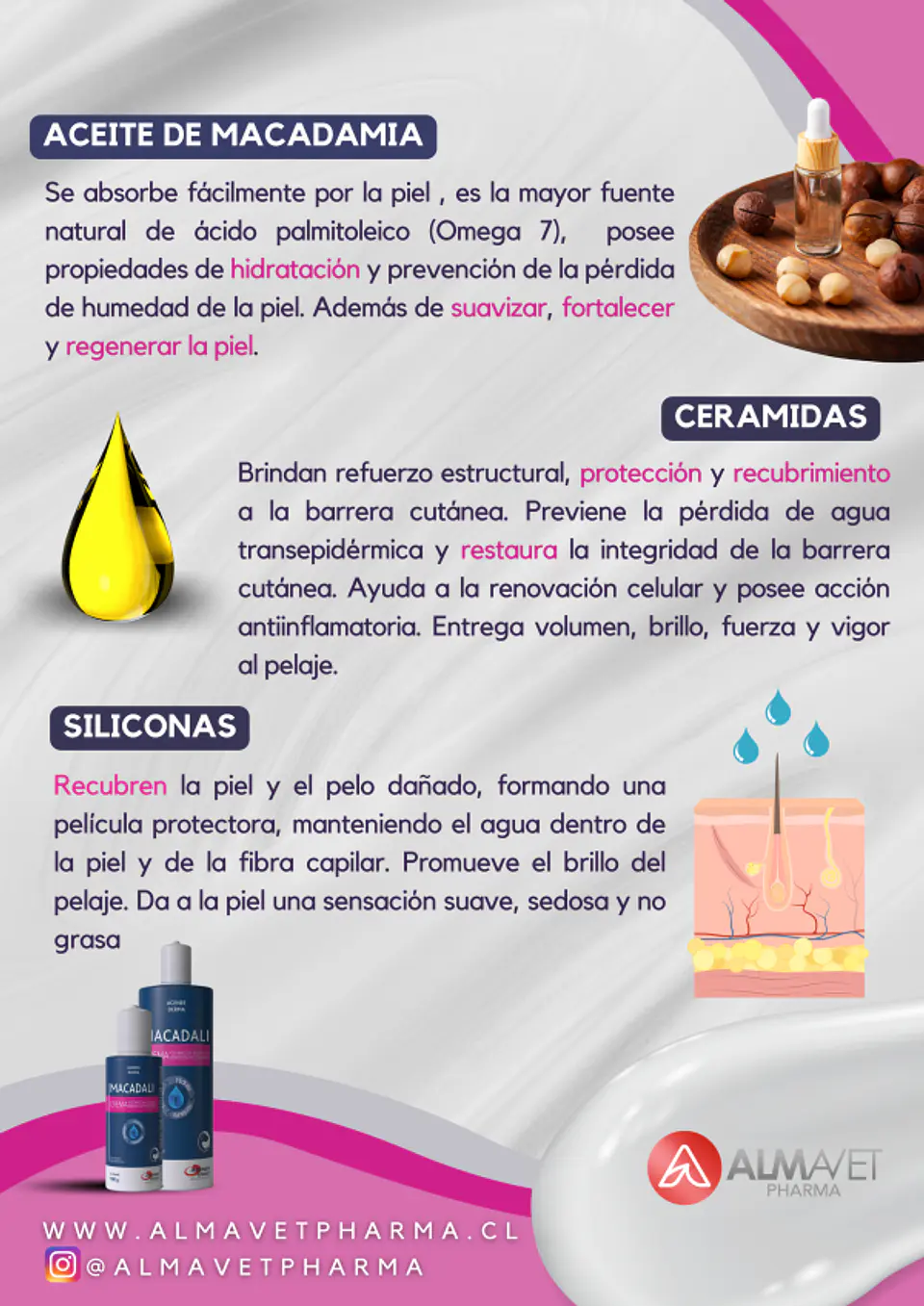 Macadali Crema Post  Baño Sin Enjuage 500 grs  3