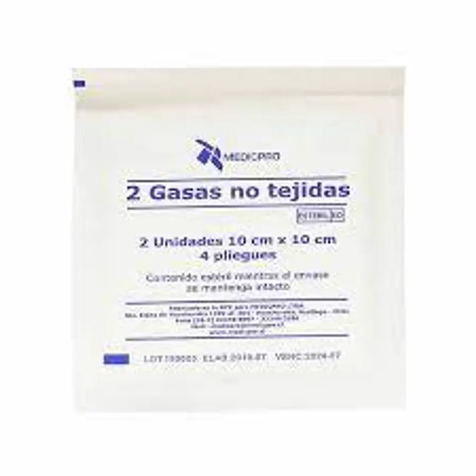 Gasa No Tejidas Esteril  2