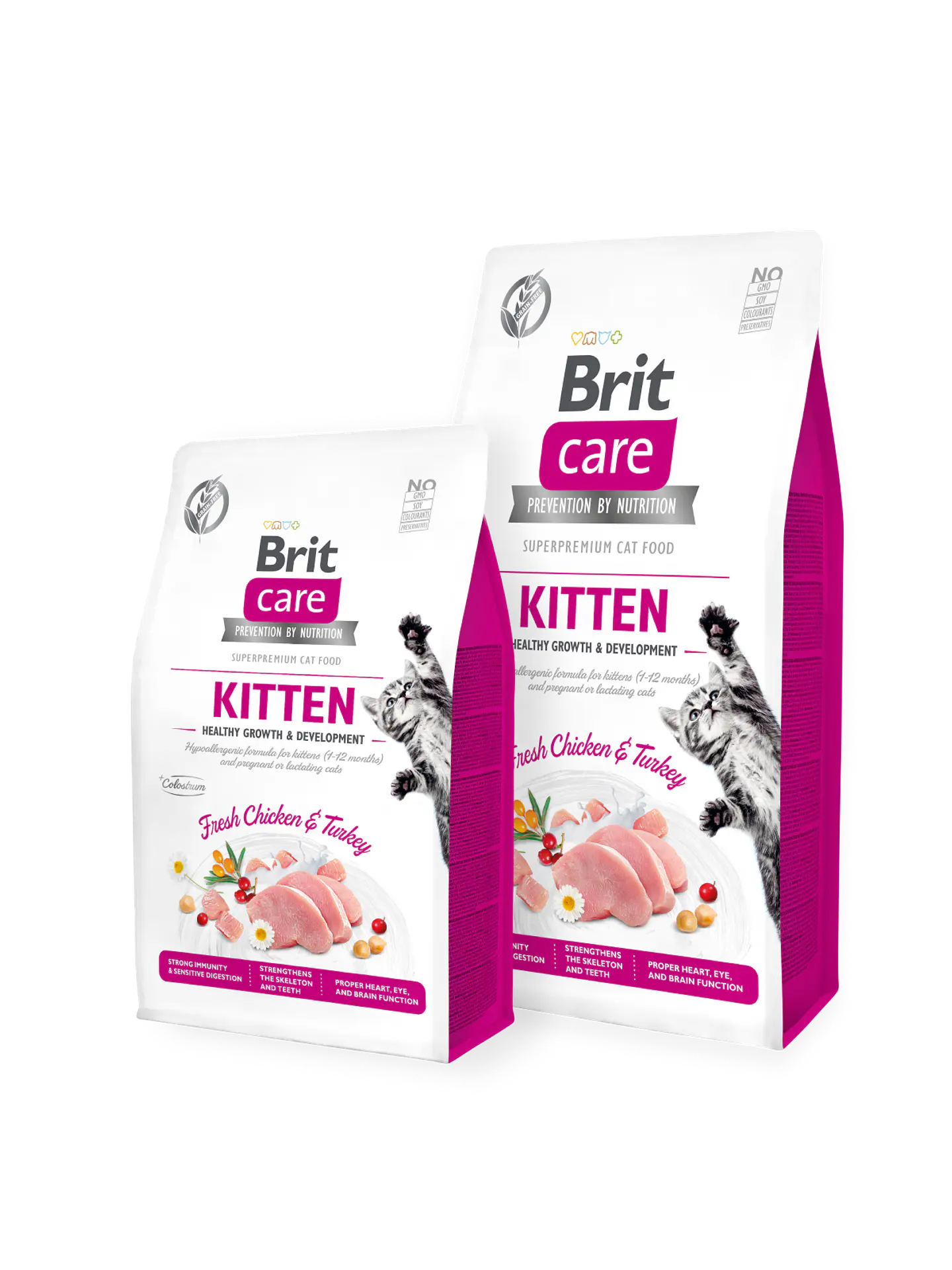 Brit Care Grain Free Kitten Halthy Growth & Development 7K  1