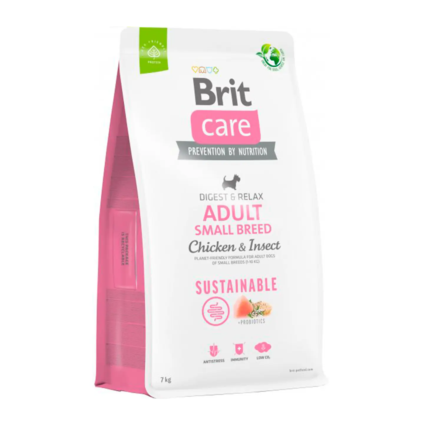 Brit Care Dog Chicken & Insect Adult Small Brred 7K  1