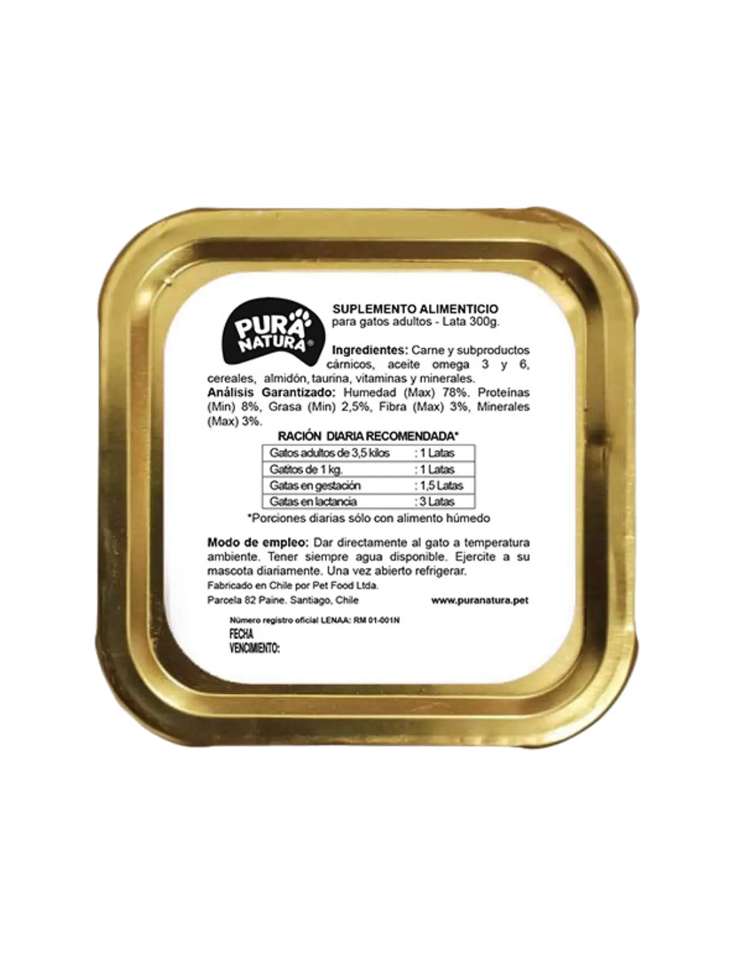 Pura Natura Gato Adulto 300 grs 4