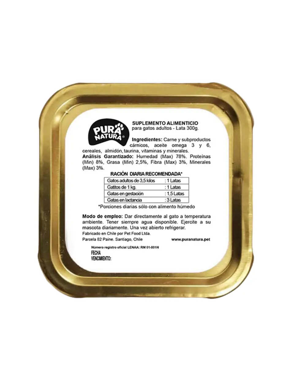 Pura Natura Gato Adulto 300 grs 4