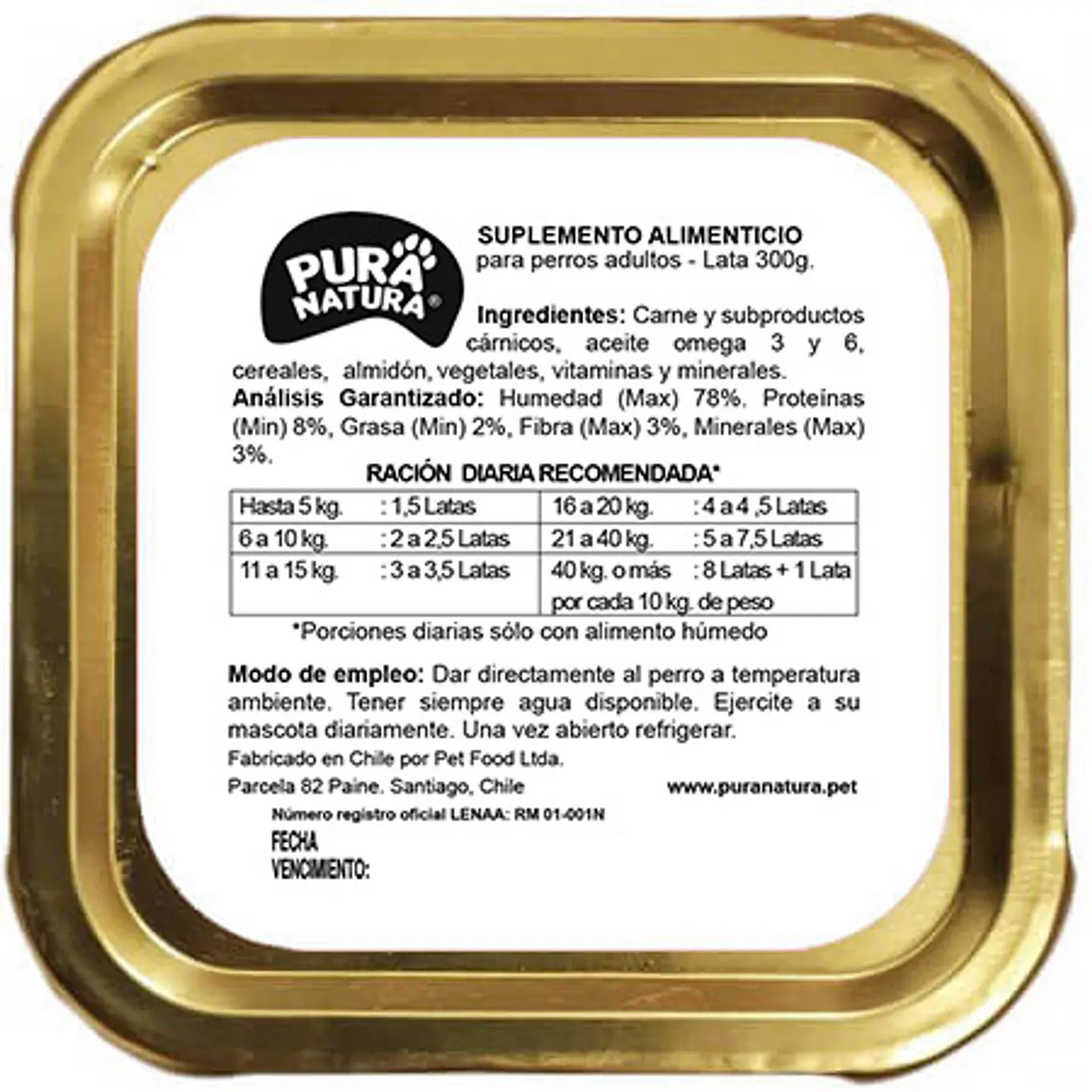 Pura Natura Perro Adulto 300 grs 5