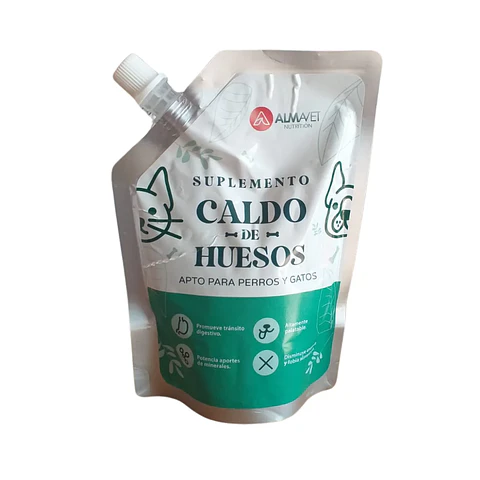 Caldo De Hueso 250grs Perro y Gato 