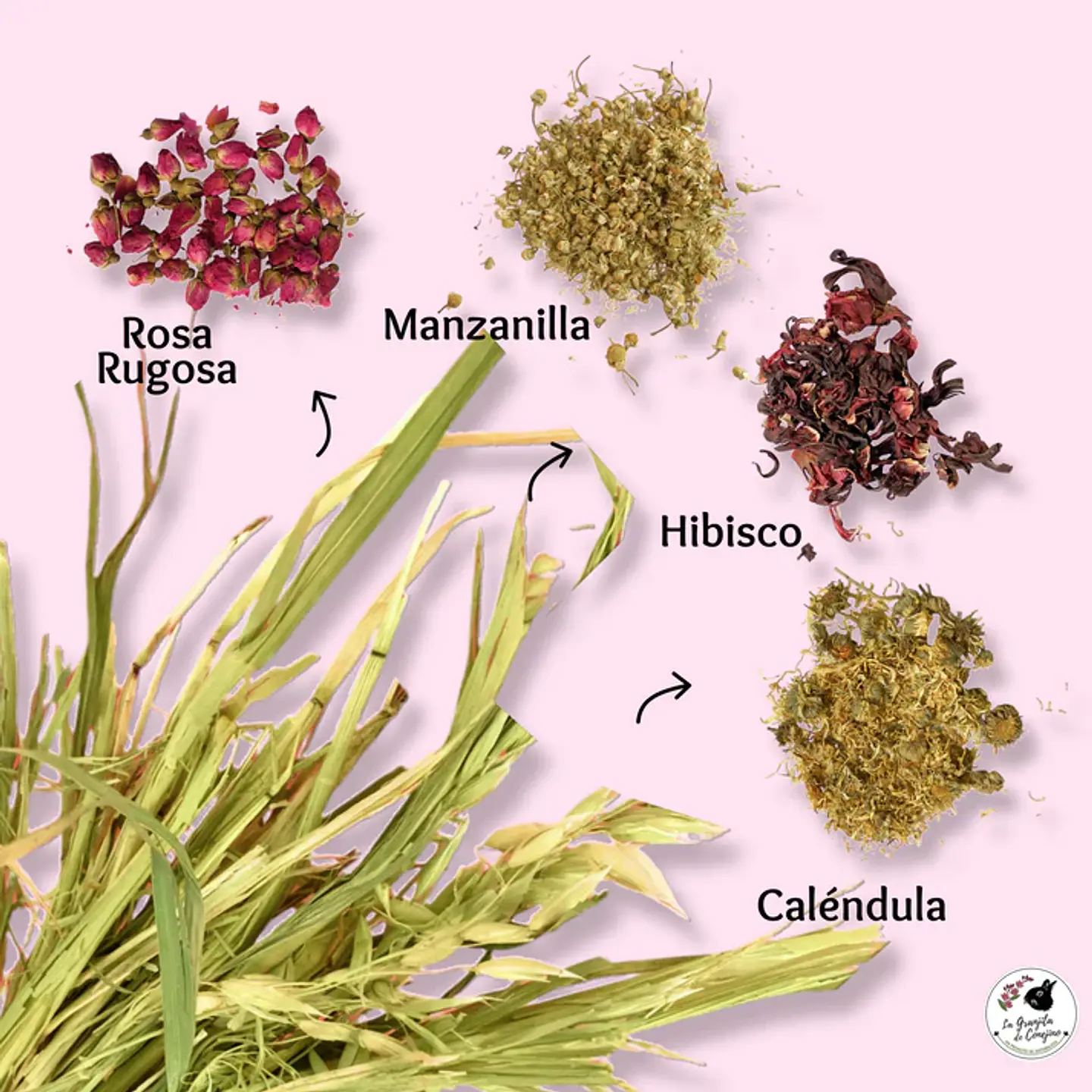 La Granjita del Conejito Avena Flores 1k  2