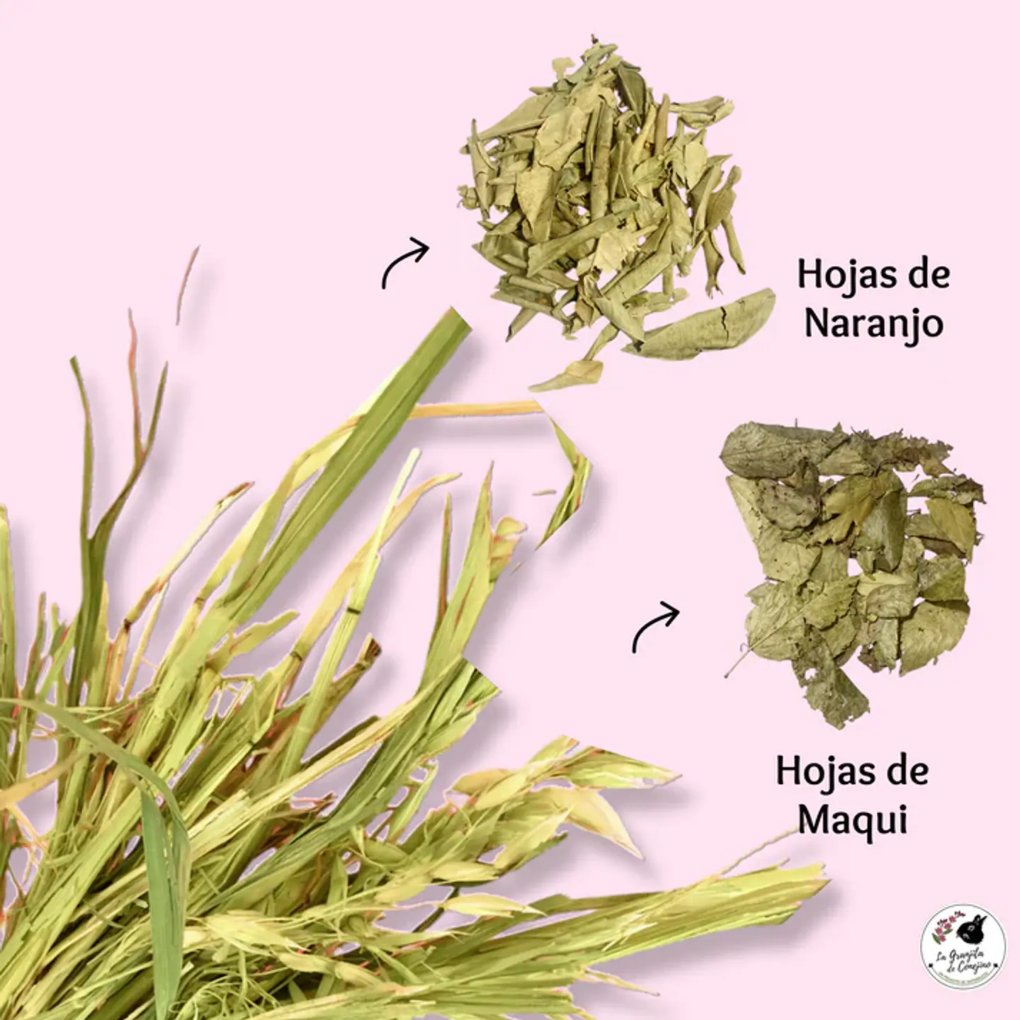 La Granjita del Conejito Avena Mix Hojas  2