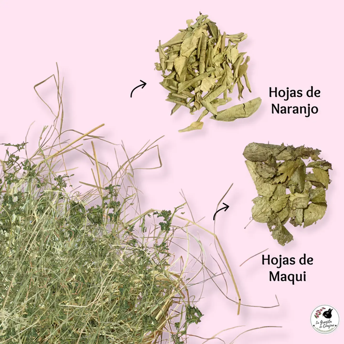 La Granjita del Conejito Alfalfa Ballica Hojas 1K  2