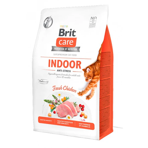 Brit Care Grain Free Indoor Anti Stress 7K 
