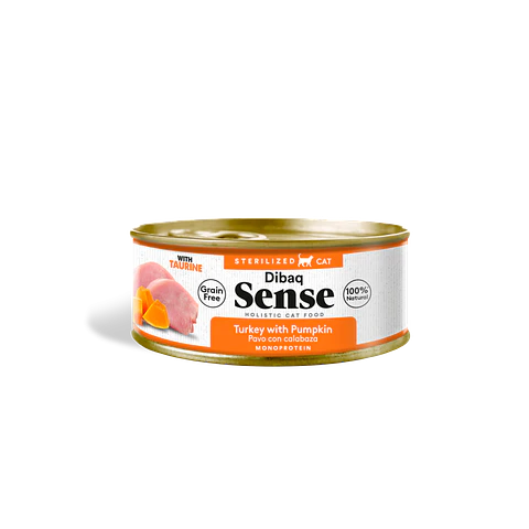 Alimento Húmedo Gato  Dibaq Sense  Pavo con Zapallo 70gr 