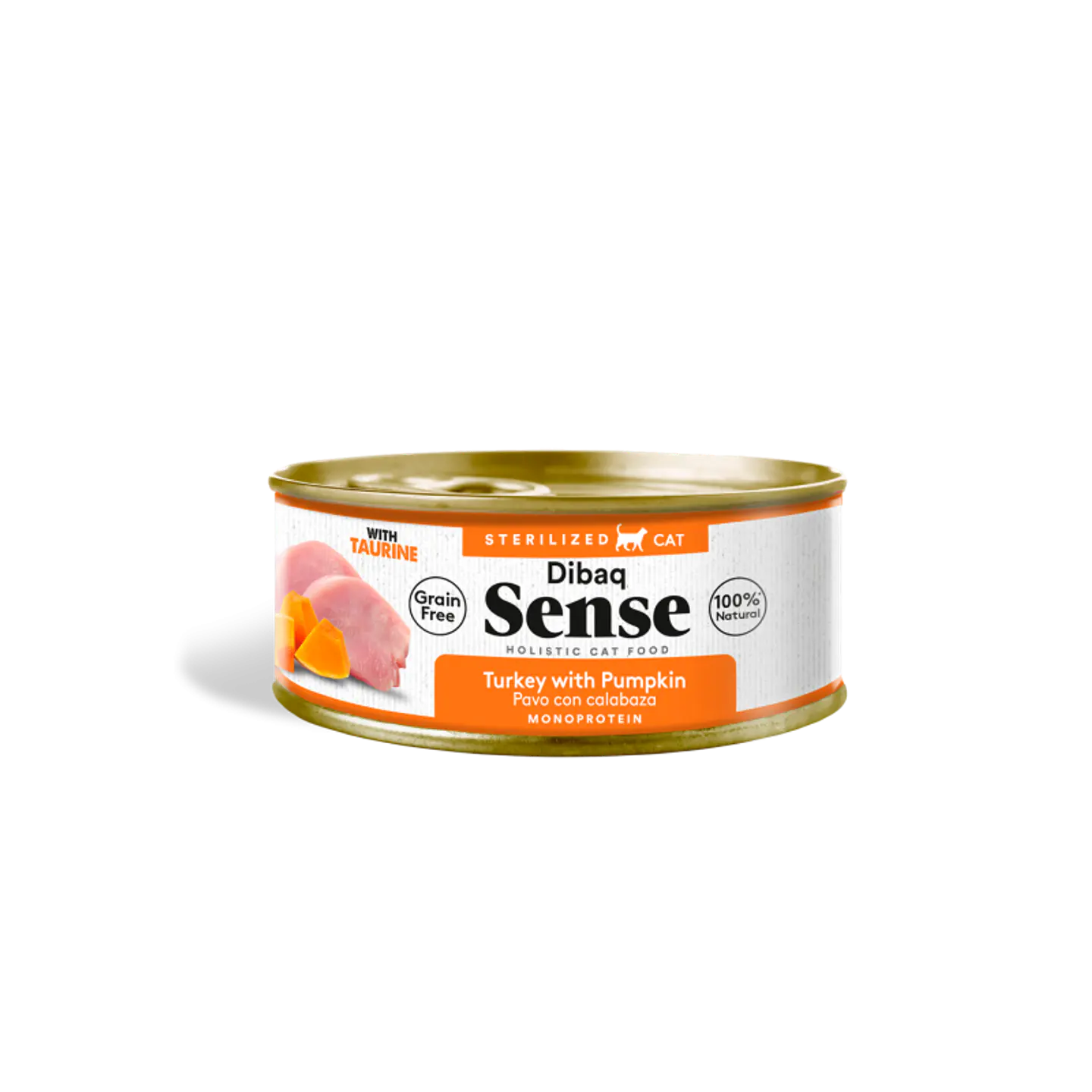 Alimento Húmedo Gato  Dibaq Sense  Pavo con Zapallo 70gr  1