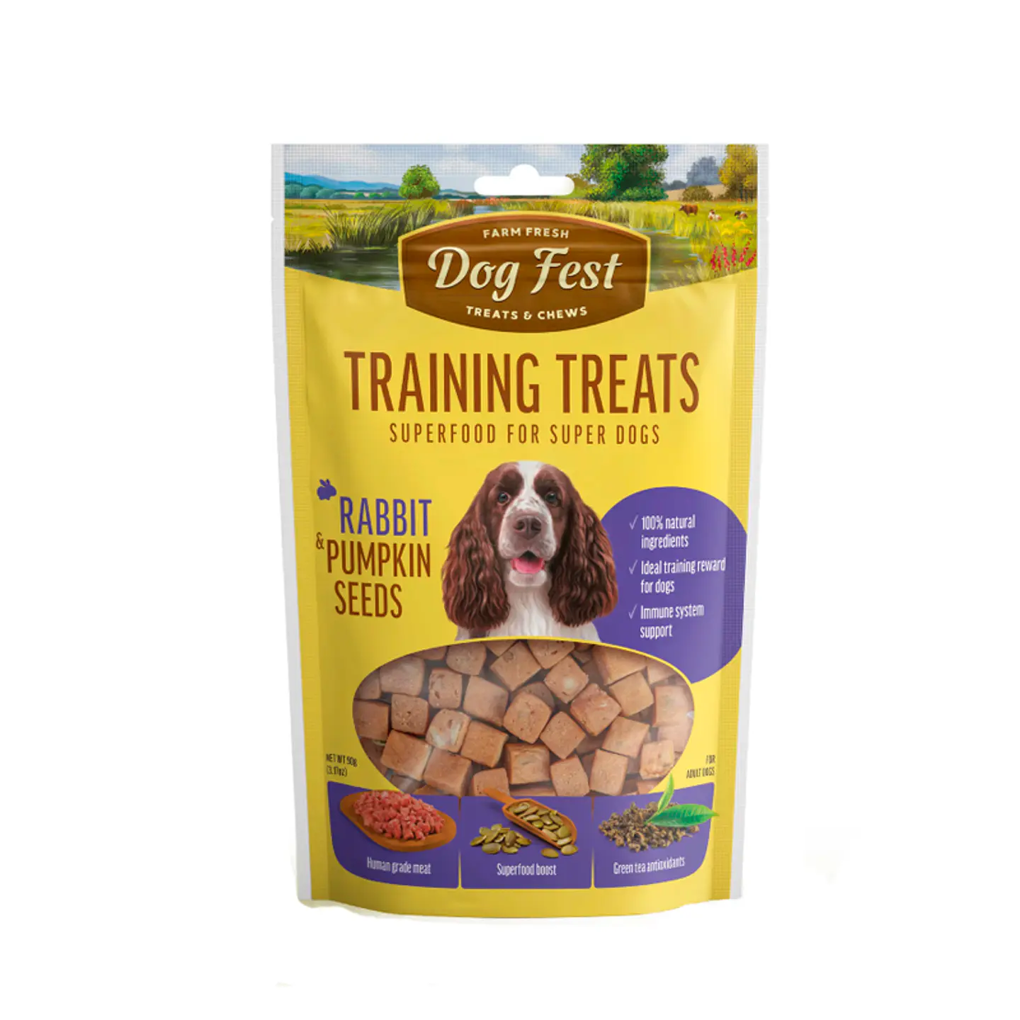 DogFest Training Conejo Calabaza 90 Grs  1