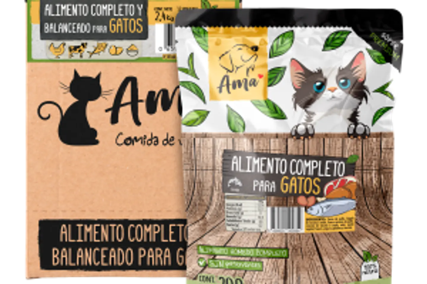 Sachet Ama Menu Gato 200 grs  1