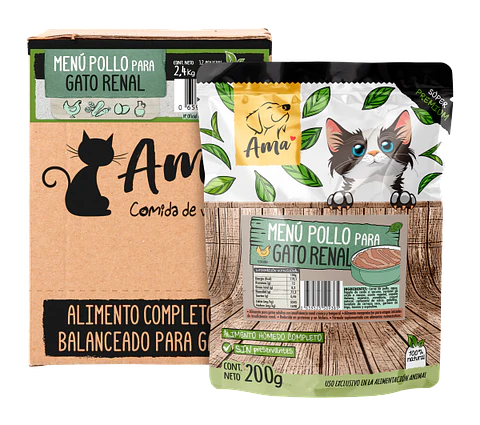 Sachet Ama Menu Gato Renal 200grs 