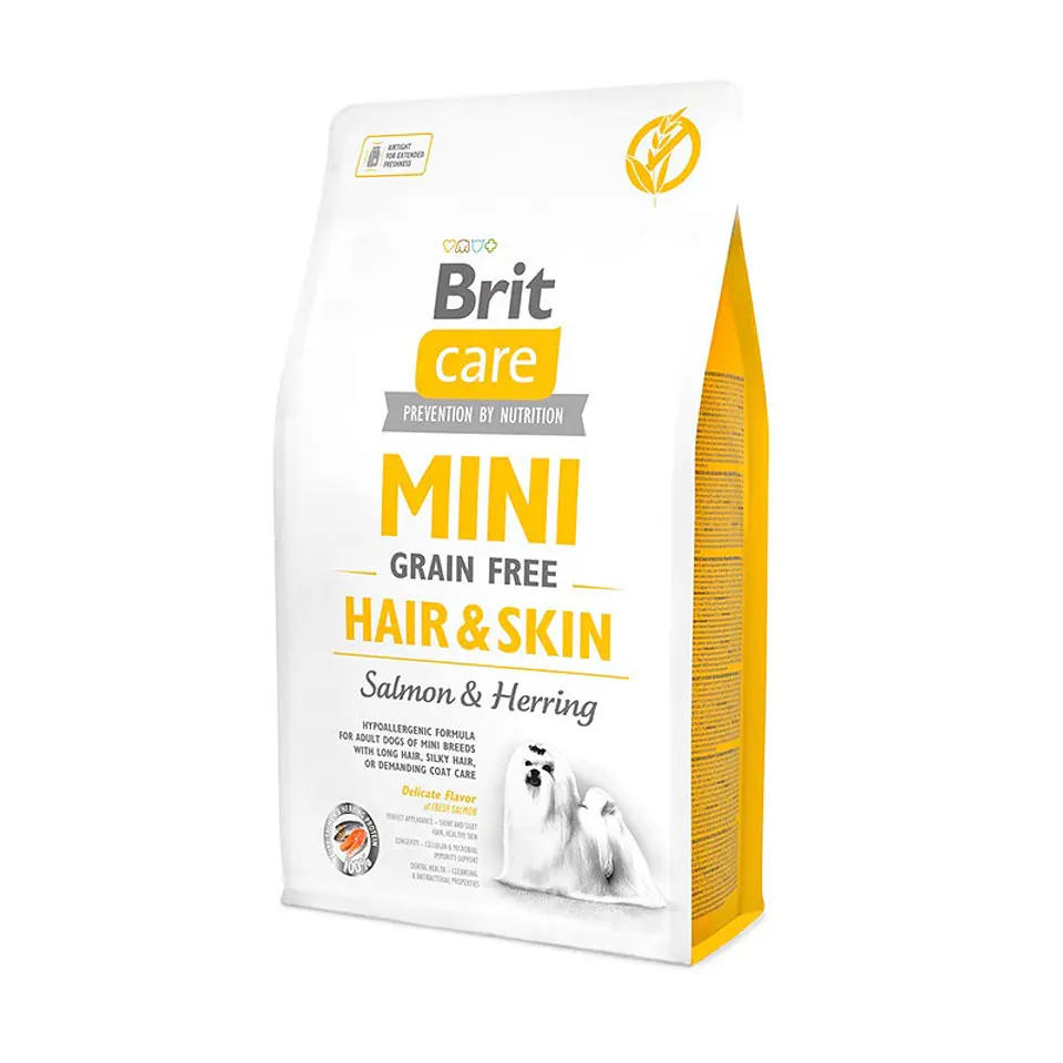 Brit Care Mini Grain Free Hair & Skin 7K  1