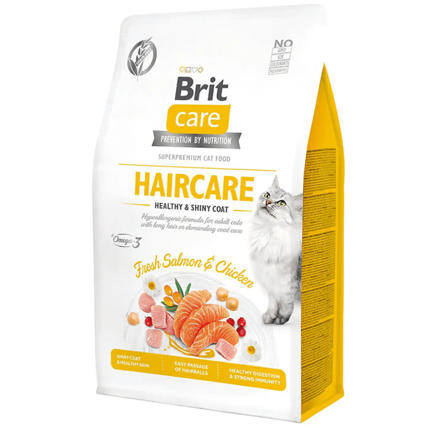 Brit Care Cat Grain Free HairCare Healthy & Shiny Coat 7K  1